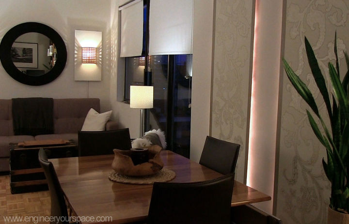 DIY Lighted Wall Panel | Hometalk