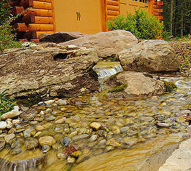 pondless waterfalls and landscaping jarrettsville md, outdoor living, ponds water features, The new welcoming pondless mountain stream