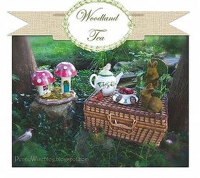 woodland tea party easy and inexpensive diy projects, crafts, outdoor living, an outdoor setting