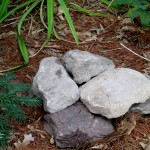stacked stone bird baths, outdoor living, repurposing upcycling, Start by building a base Add one level at a time while keeping it fairly level This takes a few tries to keep it level and sturdy