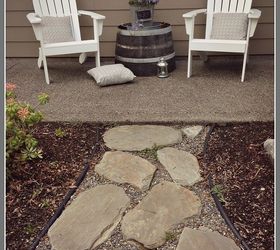showing off my new adirondack chairs from world market, outdoor furniture, outdoor living, painted furniture, porches