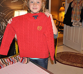 turn sweaters into amazing christmas stockings upcycled project, christmas decorations, repurposing upcycling, seasonal holiday decor, First step Find an old sweater Perhaps it is something your youngest child has outgrown and you want to hang onto for sentimental reasons Maybe it s a garage sale find or a sweater with a rip in it or stain that would be unusable