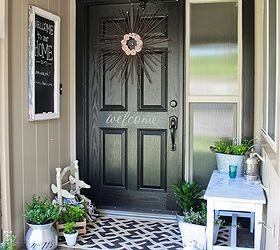 my front porch makeover, doors, home decor, porches, My finished front porch makeover