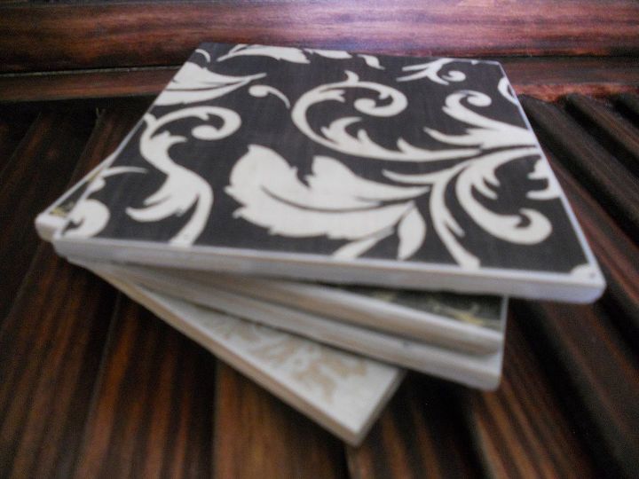 diy coaster set cheap amp easy project, crafts, decoupage