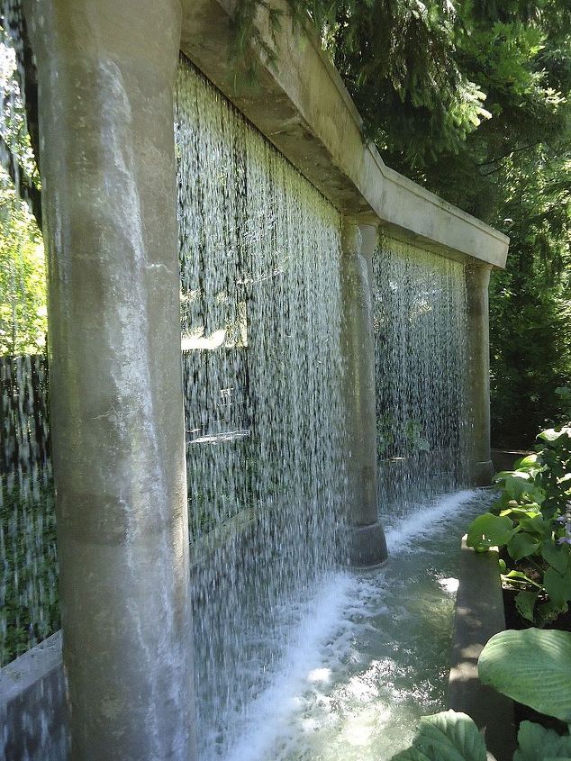 minter gardens exceeding my expectations, gardening, landscape, outdoor living, Wall of water was stunning