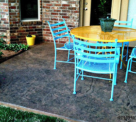 the blue friday girls, outdoor furniture, outdoor living, painted furniture, Painted outdoor table and chairs