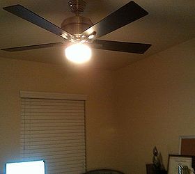 this is the ceiling fan i purchased with my gift card it has a remote control and a, electrical, lighting