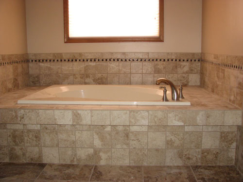 bathroom remodeling project marlton nj, bathroom ideas, tiling, ceramic tile jacuzzi tub deck Marlton NJ
