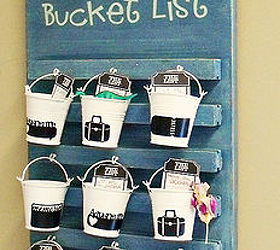 ugly goodwill sign to family bucket list, home decor, painting, Family Bucket List