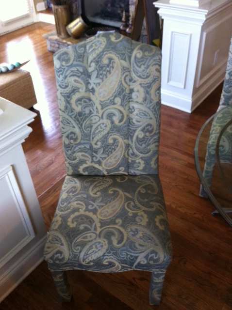 q it s a woman s prerogative to get custom chair reupholstery done then decide she, painted furniture