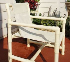 pvc chair, decks, outdoor furniture, painted furniture, plumbing, PVC chair