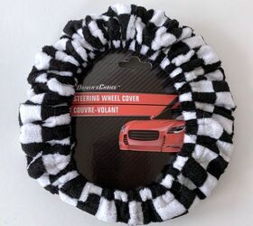 The crazy creative way she uses a steering wheel cover on her tree