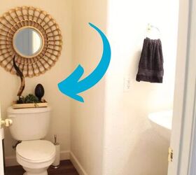 Do this to the wall behind your toilet to transform your bathroom for $50