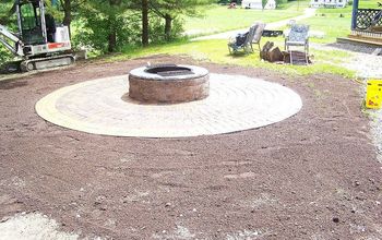 Round Patio and Firepit