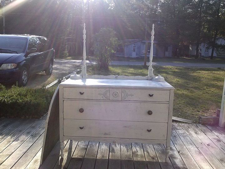 vintage dresser gone shabby, painted furniture, repurposing upcycling, rustic furniture
