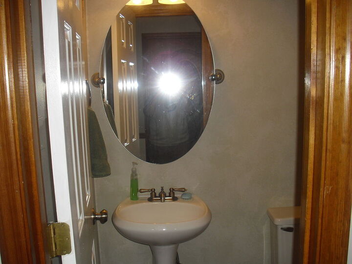 powder room remodel, Perfect for the space given for a small powder room