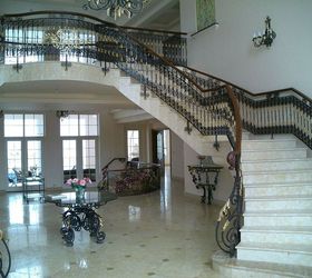 we have completed several projects in panama over the course of 12 years working with, architecture, home decor, entry foyer from the front door there are 2 sets of stairs