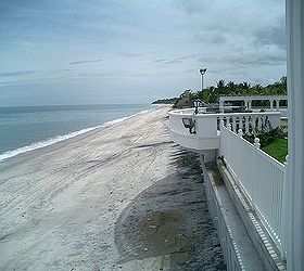 we have completed several projects in panama over the course of 12 years working with, architecture, home decor, beach with sea wall The land was elevated 10 feet to give better views and for the house to be higher than the neighbors house