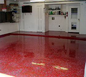 Its a bit daring, but every client who ordered a red epoxy garage floor has never been disappointed.