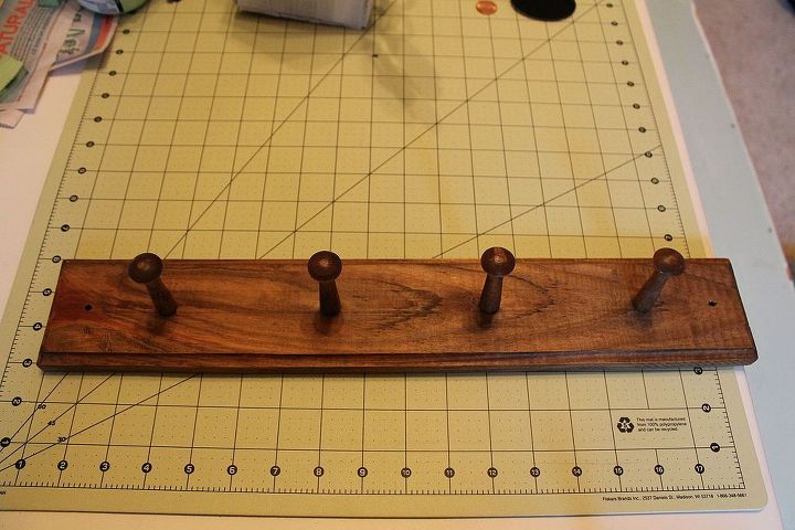 thrifted coat rack, cleaning tips, painting, repurposing upcycling