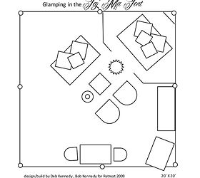 glamping with style, outdoor living, the floorplan