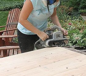 how to build your own farmhouse table for under 100 diy, diy, how to, painted furniture, woodworking projects, after the table was assembled I had fun distressing it and making it look old