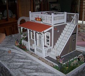 my hobby is miniature dollhouses this is my french caf, crafts, From the front