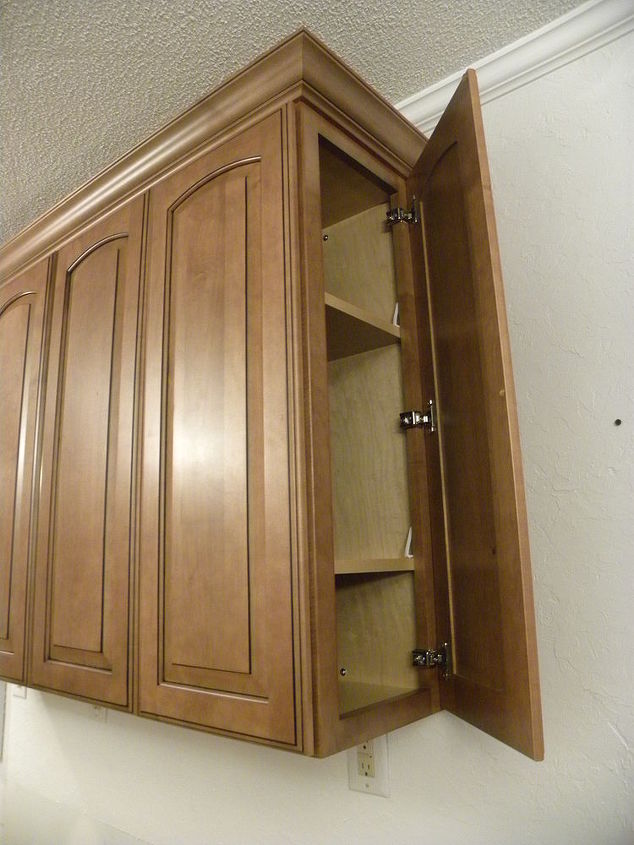 nuevos armarios de la cocina, Puerta secreta a los armarios superiores F cil acceso desde la barra