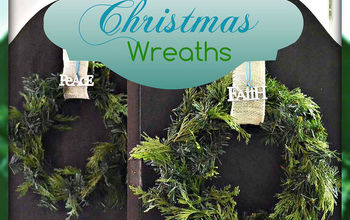 Dollar Store Christmas Wreaths #HolidayCheer