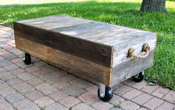Rustic Coffee Table From Old Cedar Fence Boards