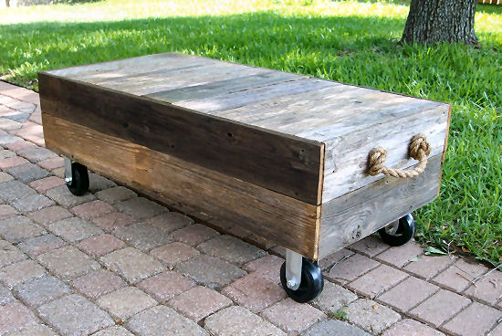 rustic coffee table from old cedar fence boards, diy, painted furniture, rustic furniture, Rustic coffee table made of aged cedar fence boards