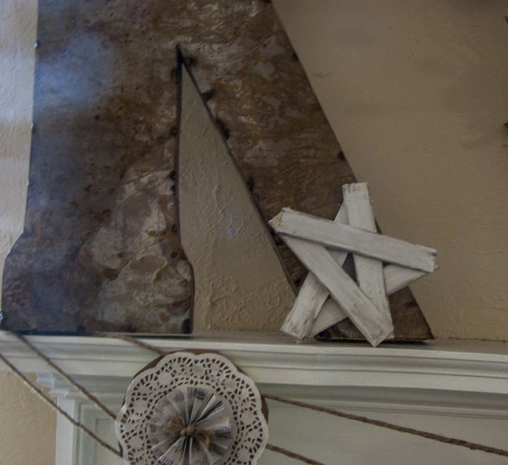 how to make stars from left over wooden shims, crafts, woodworking projects, The smaller star is a bit more childlike it to me is so fun