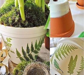 diy spring clay pots, crafts, flowers, gardening, painting