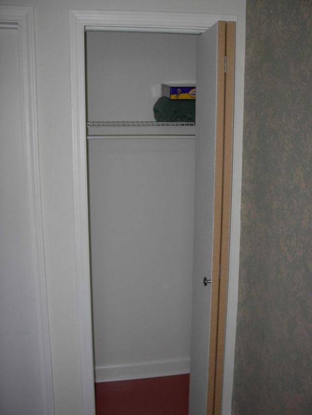 added closet to existing guest room