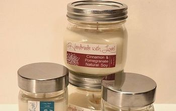 Scented Soy, Long-Burning Candles With Personalized Labels