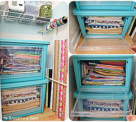 getting my craft closet organized part one small home big ideas, closet, craft rooms, organizing, These bins make it easy to get to everything since they have drop down doors
