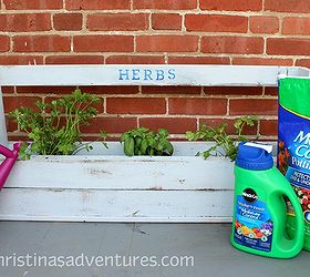 diy pallet planter, diy, gardening, how to, pallet, repurposing upcycling, Miracle Gro helps my plants to stay alive I m working on conquering my black thumb