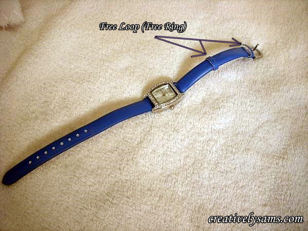 watch band quick fix, crafts, This is the piece that s missing It s called a free loop or free ring
