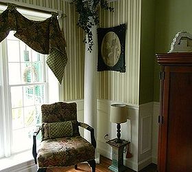 a pillar story, home decor, shabby chic, One column in the study