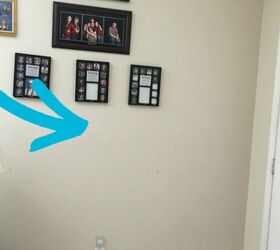 How she was able to "fake" an entryway space for less than $100