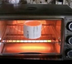 He carefully cooks a PVC cap to get wild outdoor lighting