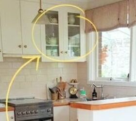 How she updates her glass kitchen cabinets in 15 minutes