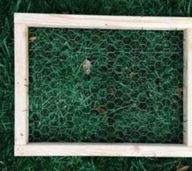 Hang chicken wire above your shower for this rejuvenating update