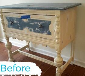The surprising way she beautified every inch of this decrepit buffet