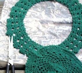 How to make your garden more beautiful by cutting up old doilies