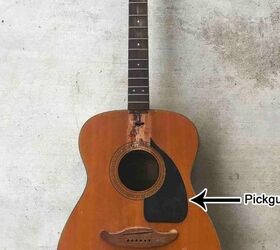 How to turn an old guitar into eye-catching fall porch decor