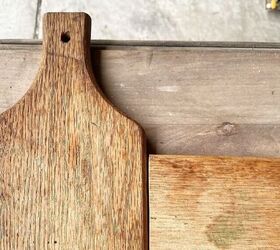 Why this woman hangs a cutting board from her kitchen cabinet