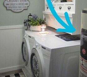 The genius way this DIYer hid her clunky electric water heater