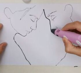 This dad uses a 3D pen to make this gorgeous and simple candleholder