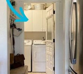 The 6-hour idea that made her plain laundry room cabinets really stand out&nbsp;